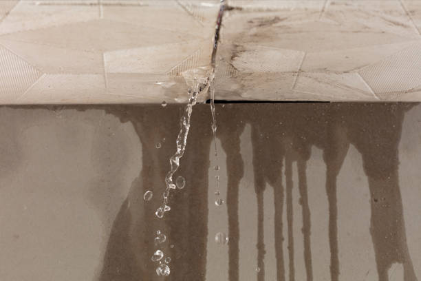 Professional Water Damage Restoration technician working in Coldwater, MS